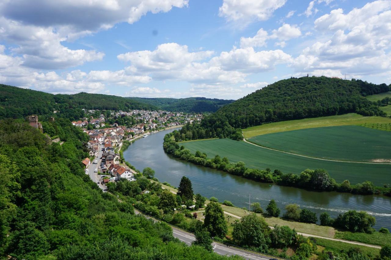 Fewo Am Neckarsteig Mit Anbindung An Heidelberg Неккарштайнах Экстерьер фото