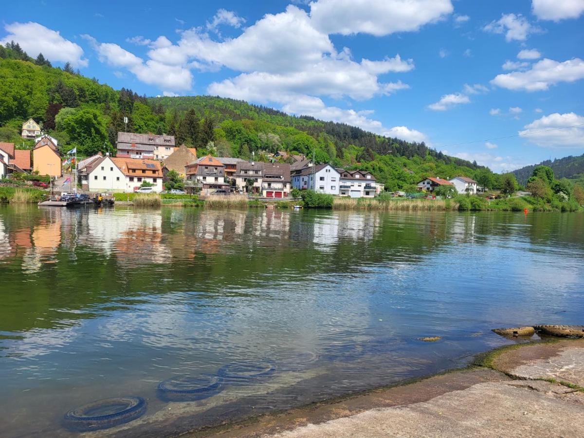 Fewo Am Neckarsteig Mit Anbindung An Heidelberg Неккарштайнах Экстерьер фото